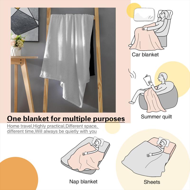 I Can't Breathe Blankets Flannel Awesome Soft Throw Blanket for Home Textile Decor Sofa Office Living Room Bedroom Outdoor Camping, Adults Kids Christmas Xmas Holiday Birthday Gifts