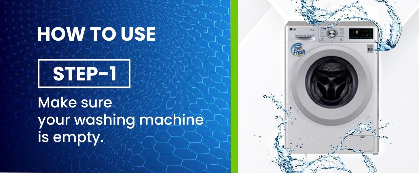 True Fresh Washing Machine Cleaner Tablets, 15 Solid Deep Cleaning Tablets, Cleans All Washers Machines Including HE Front Loader Top Loader