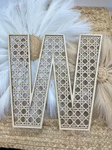 Custom Rattan Letters | Personalized Home & Wedding Decor