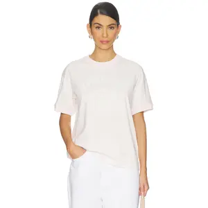 ANINE BING Walker Collegiate Tee in Powder Pink