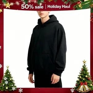 Fuerza Light Oatmeal Essentials Hoodie Men's Loose Fit Trendy Streetwear Beige Pullover Long Sleeve Fall Outfits 2000s Style Fuerza  clothing  brand