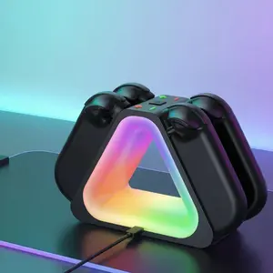 【Back to School】 FLIRESY Charging Dock for Switch 2,Switch 2 Joycons Dock for 4 Joycon,Joycons Charger Stand Station with LED Indication and USB Type-C Charger Cable Console Portable Controllers Lights Plug Hbs-2801