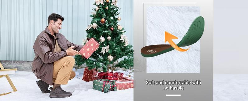 FitVille Men's Extra Wide Snow Boots Winter Shoes with Fur Lining Waterproof Heat Lock Technology for Outdoor Comfort & Traction