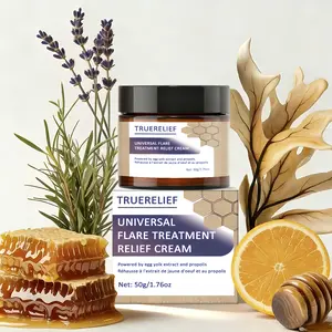 TRUERELIEF Universal Flare Treatment Relief Cream, Soothing Relief with Propolis & Egg Yolk Extract, Suitable for irritated skin, Relief of skin itching,Anti-Chafing, Soothing Skin Support, Multi-functional skincare cream