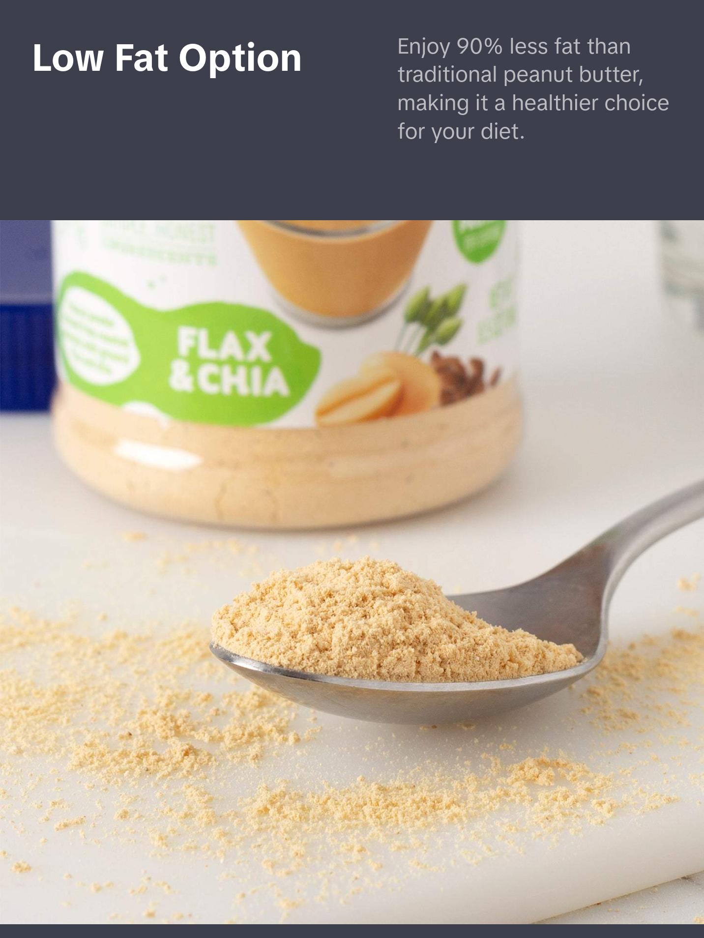 Natural Peanut Protein Powder – Flax & Chia