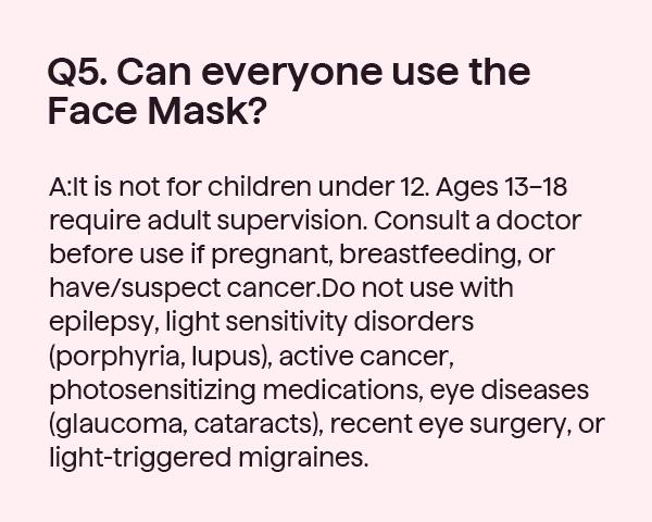 Wavytalk Glow Time LED Therapy Face Mask for Anti-Fine Line, Anti-Acne, and Skin Rejuvenation with Red, Near-Infrared Light, Blue and Amber Light,Perfect Gift