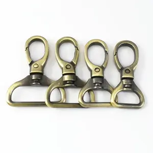 4/10/20Pcs Meetee Metal Hook Buckles 15-32Mm Swivel Lobster Clasp for Bag Strap Handbag Keychain Trigger Snap Clip DIY Accessory
