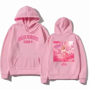 Megan Moroney, Cloud 9 Tour Apparel Hoodie Sweatshirt T-Shirt, Pink Graphic Music Merch Clothing, Megan Moroney Tee Unisex Fan Gift