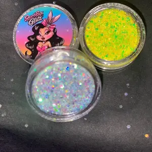 SnarlsBox Mermaid Chameleon + UV Reactive Neon Gold Cosmetic Glitter Duo