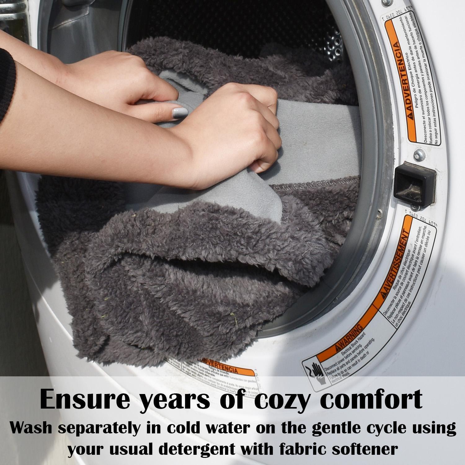 Catalonia Waterproof Blanket for Bed - Reversible Protector for Couch Sofa, Stain Proof & Leakproof, All Season Multipurpose for Couples & Adults, Machine Washable