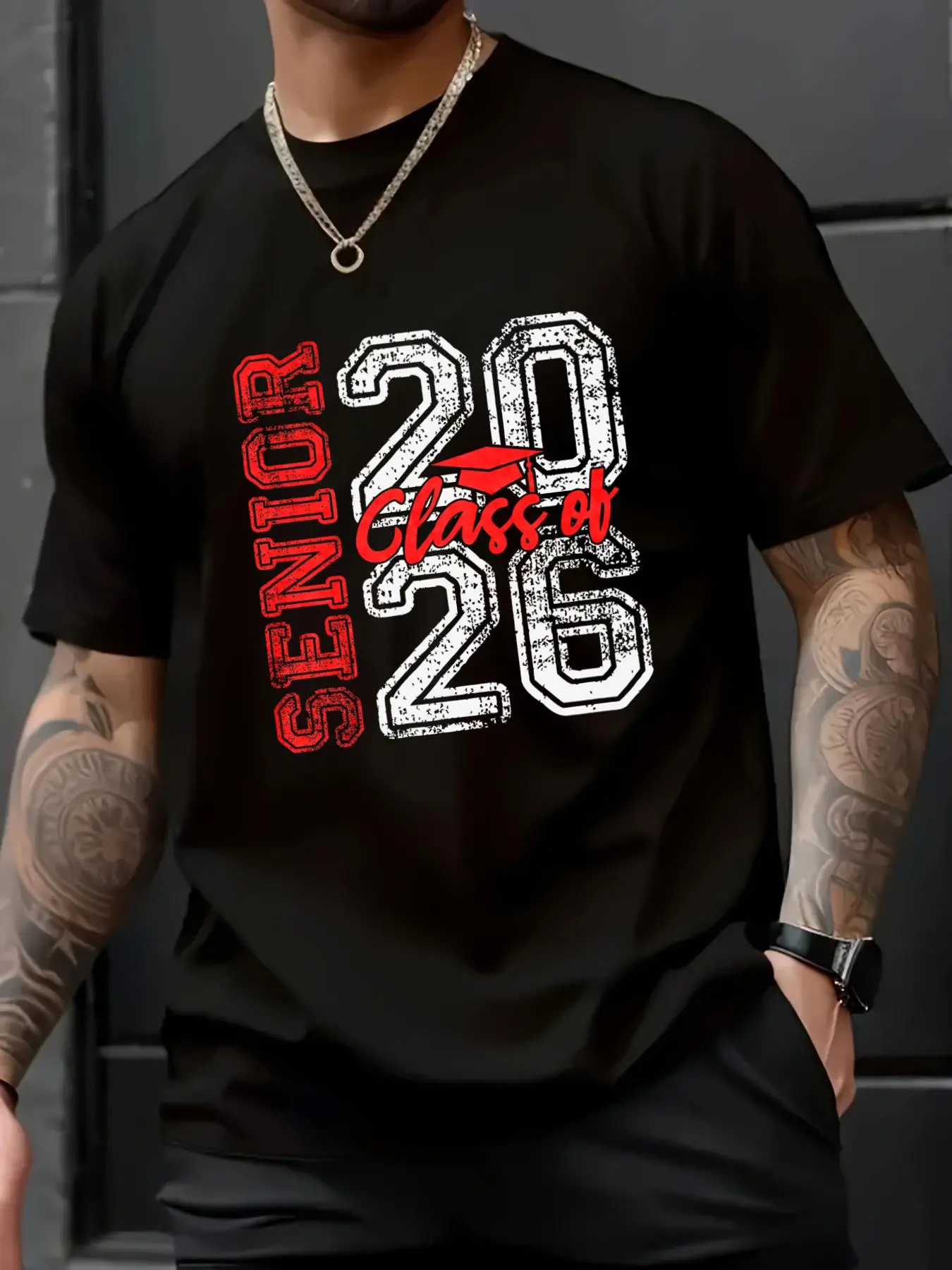 100% Cotton Unisex Senior 2026 Graduate Class of 2026 Graduation Men WomenT-Shirt– Cute & Comfy, Instagram Aesthetic, TikTok Fashion Tee