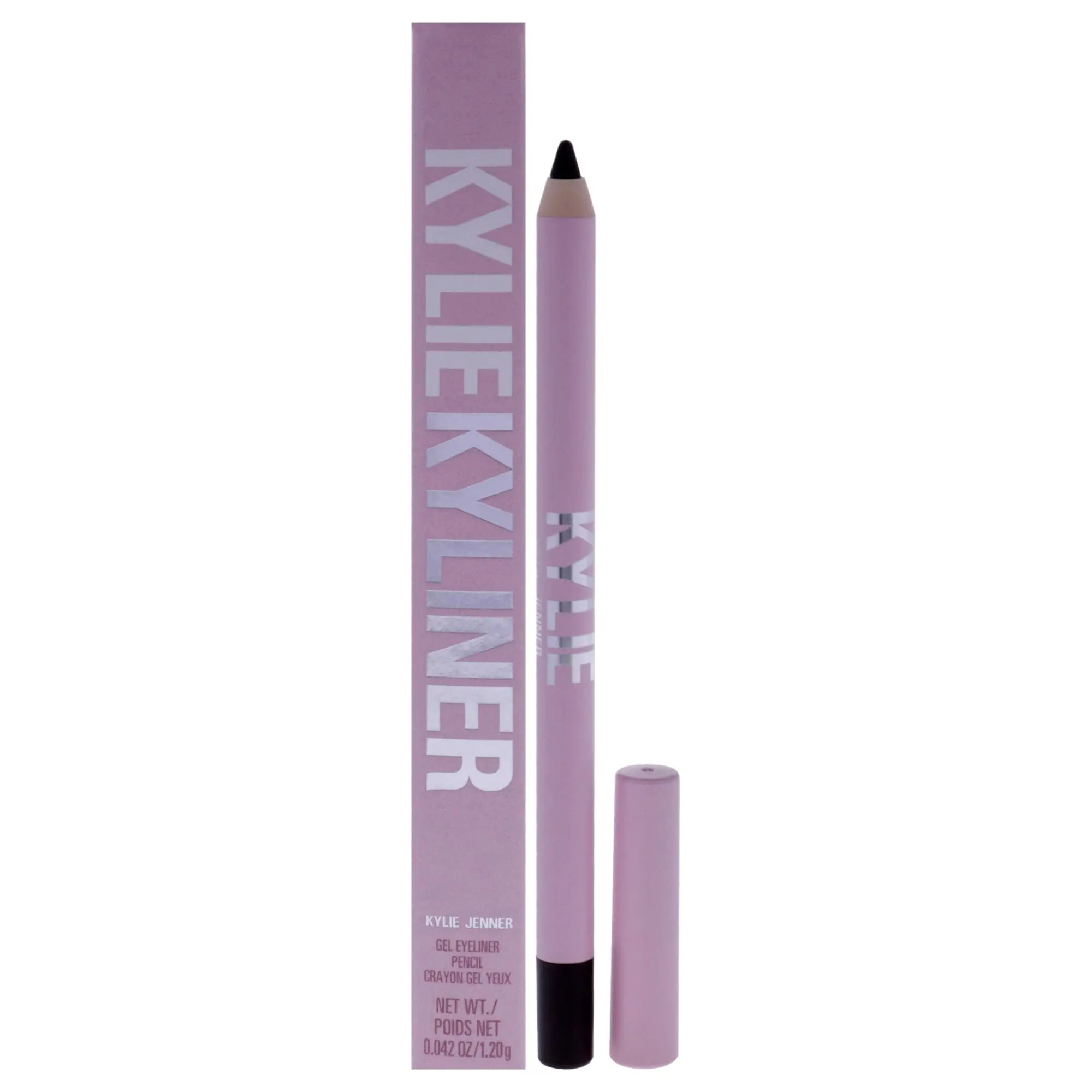 Kyliner Gel Eyeliner Pencil - Kylie Cosmetics Women's Makeup, 003 Dark Brown Matte, Compact, 0.042oz, Bold Finish, Define Eyes