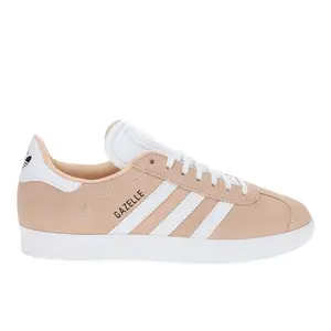 adidas Womens Gazelle Lace Up Sneakers Shoes Casual - Pink