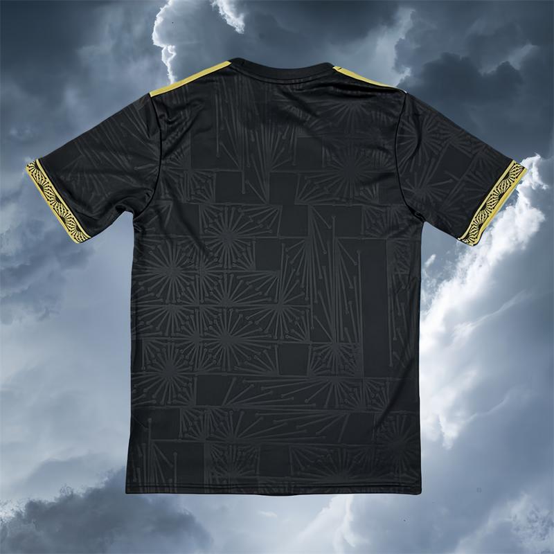 Mexico 2025 Championship Black Short-Sleeve Sports Soccer Jersey