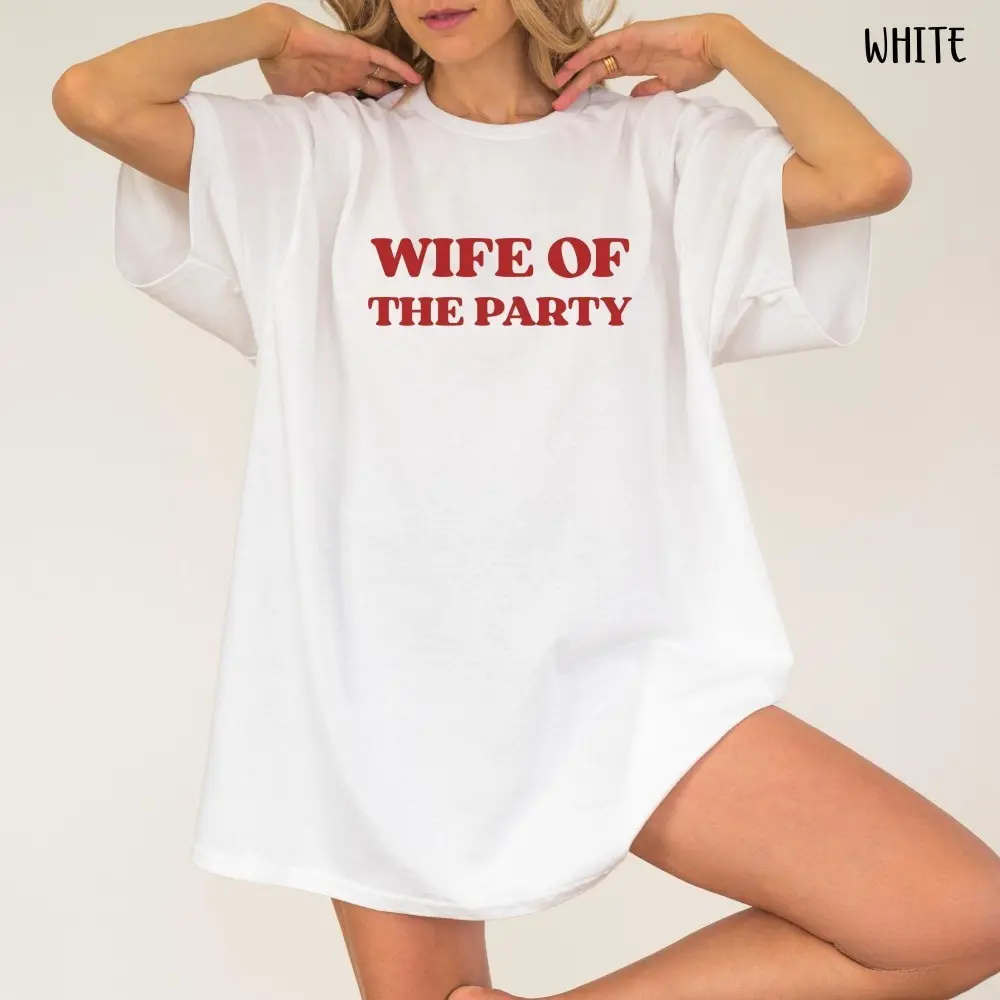 Wife Of The Party TShirt, Bride to be gift, Engagement Party gift, Bachelorette Party tee, Funny Bride Tee, Bride Tribe Shirt, good gift