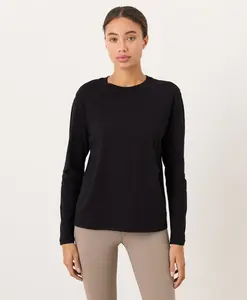 Women's Organic Softspun Essential Crewneck Long Sleeve Tee