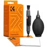 K&F CONCEPT Eco-Certified 4-in-1 Complete Camera Lens Cleaning Kit - Lens Cleaning Pen, Camera Air Blower, Microfiber Cloth, Solution for DSLR Lenses (Canon, Nikon, Pentax, Sony) & Cell Phones, Microfiber Wipe, Cleaning Camera Lens