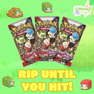 Pokemon Rip Until You Hit RTYH SV01 Scarlet & Violet Base - IR / Full Art or Higher Guaranteed 6 Booster Packs Minimum