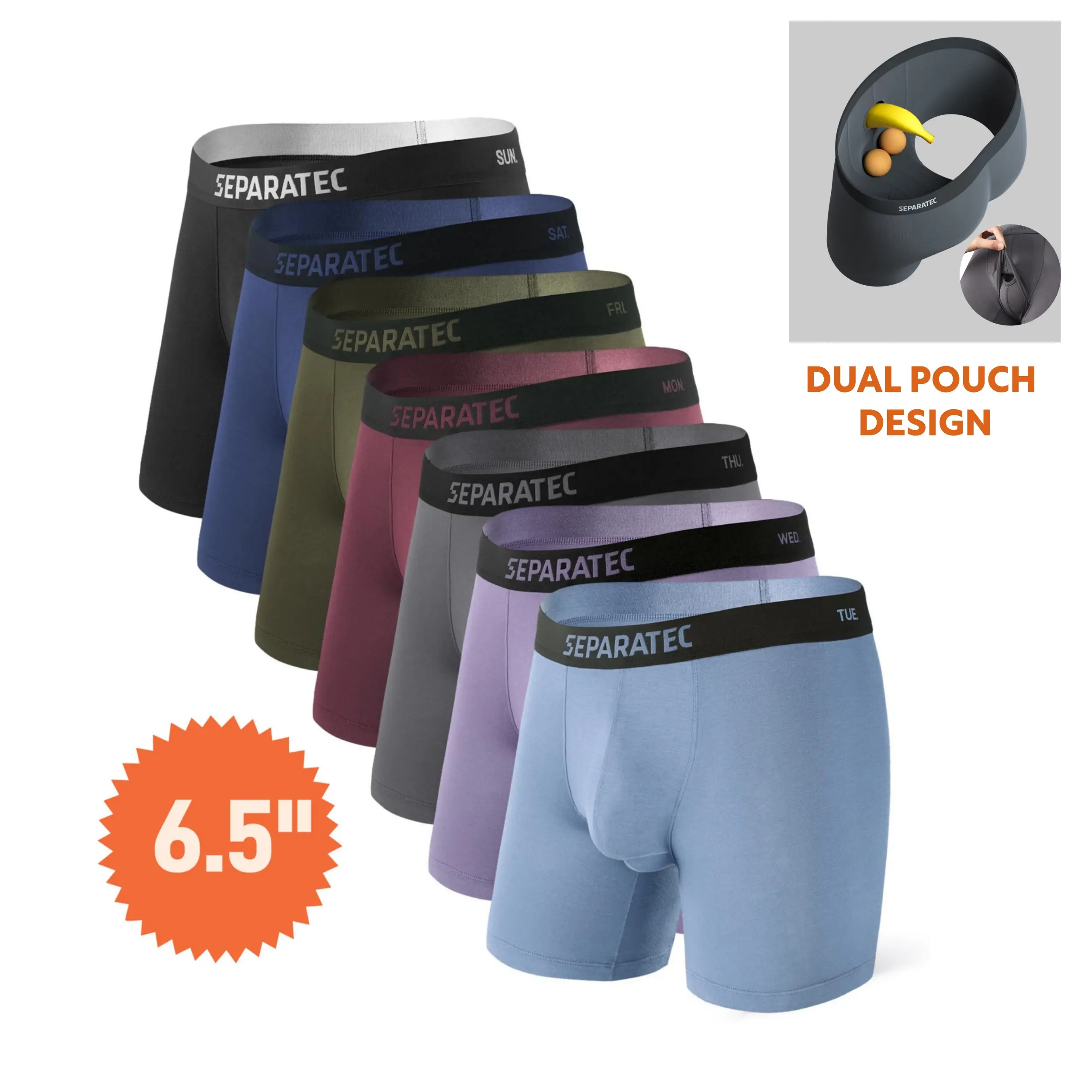 Multicolor 1 - 6.5" - 7 pack