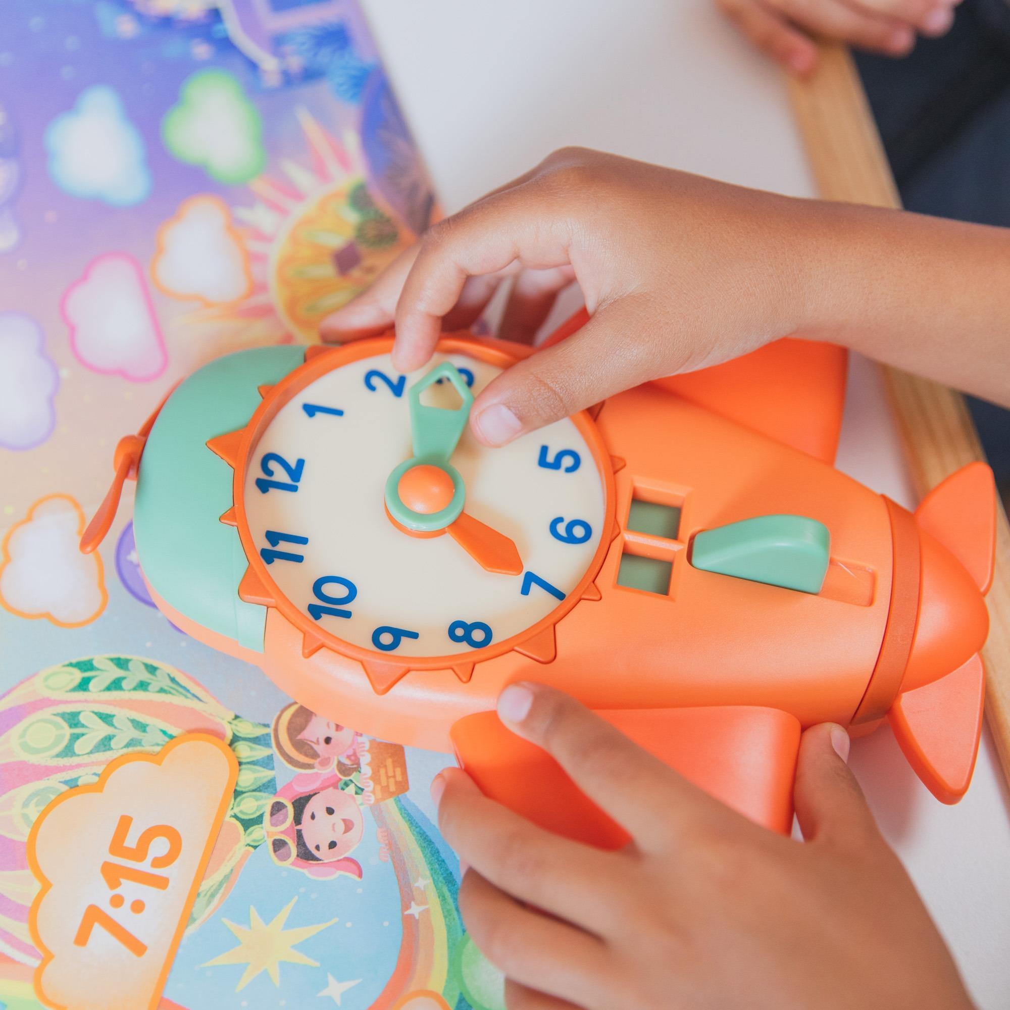 Educational Insights Toy Learning Clock for Kids,Time to Learn Telling Time Activity Set & Time to Fly Clock Game Set - Practice How to Tell Time on Analog Clocks, Fun Time Management Game Classroom Teaching Resource, Ages 3+