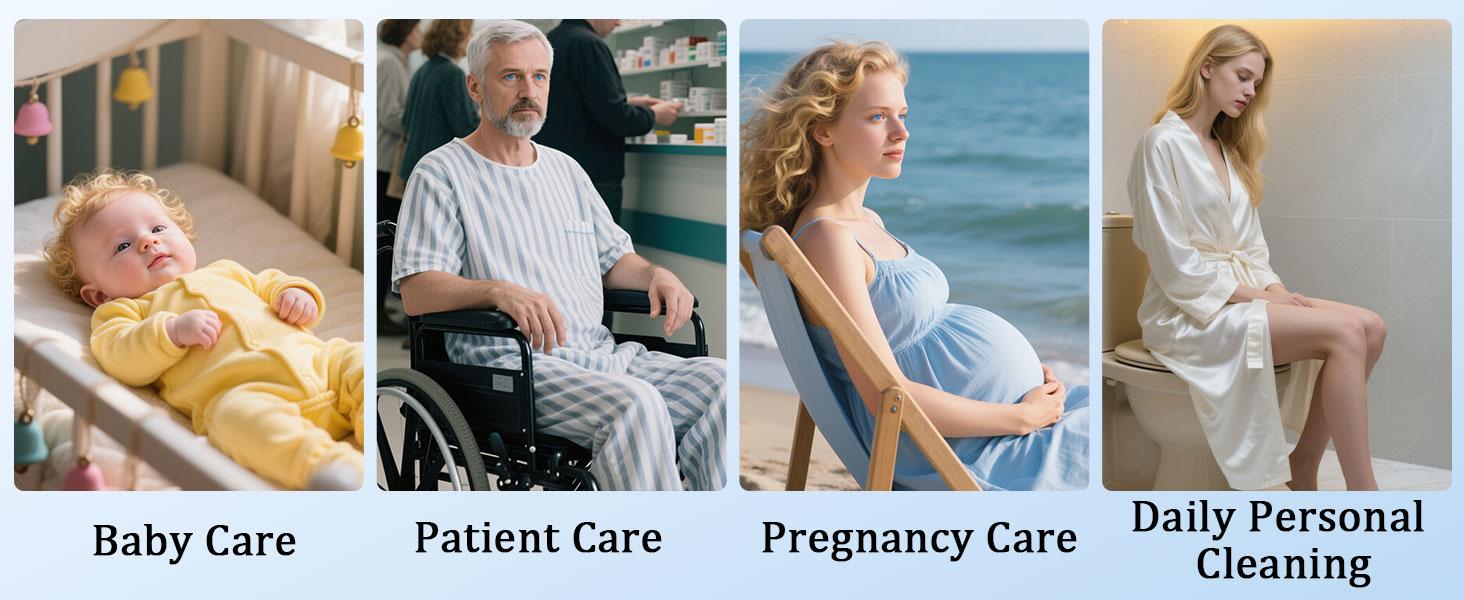 Portable  Electric Bidet,Mini Rechargeable Travel Bidet,2 Pressure Modes,Ideal For Postpartum Care, Personal Hygiene Clean,Outdoor Camping