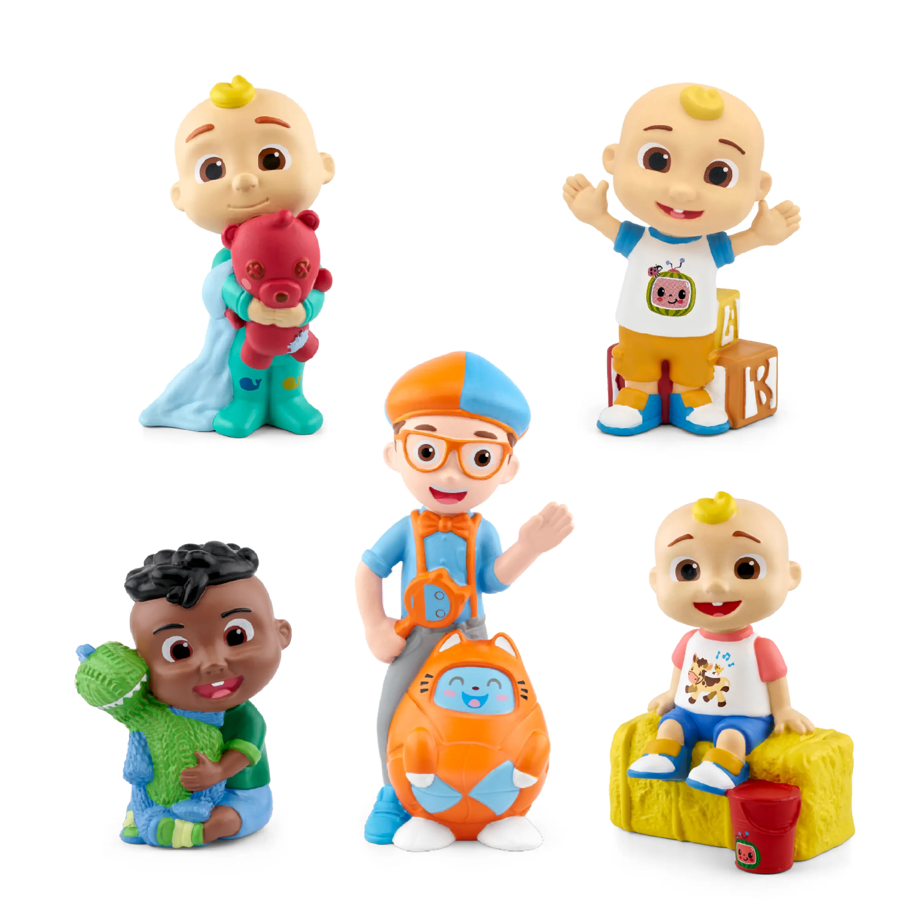 Tonies 5-Pack Cocomelon + Blippi Bundle