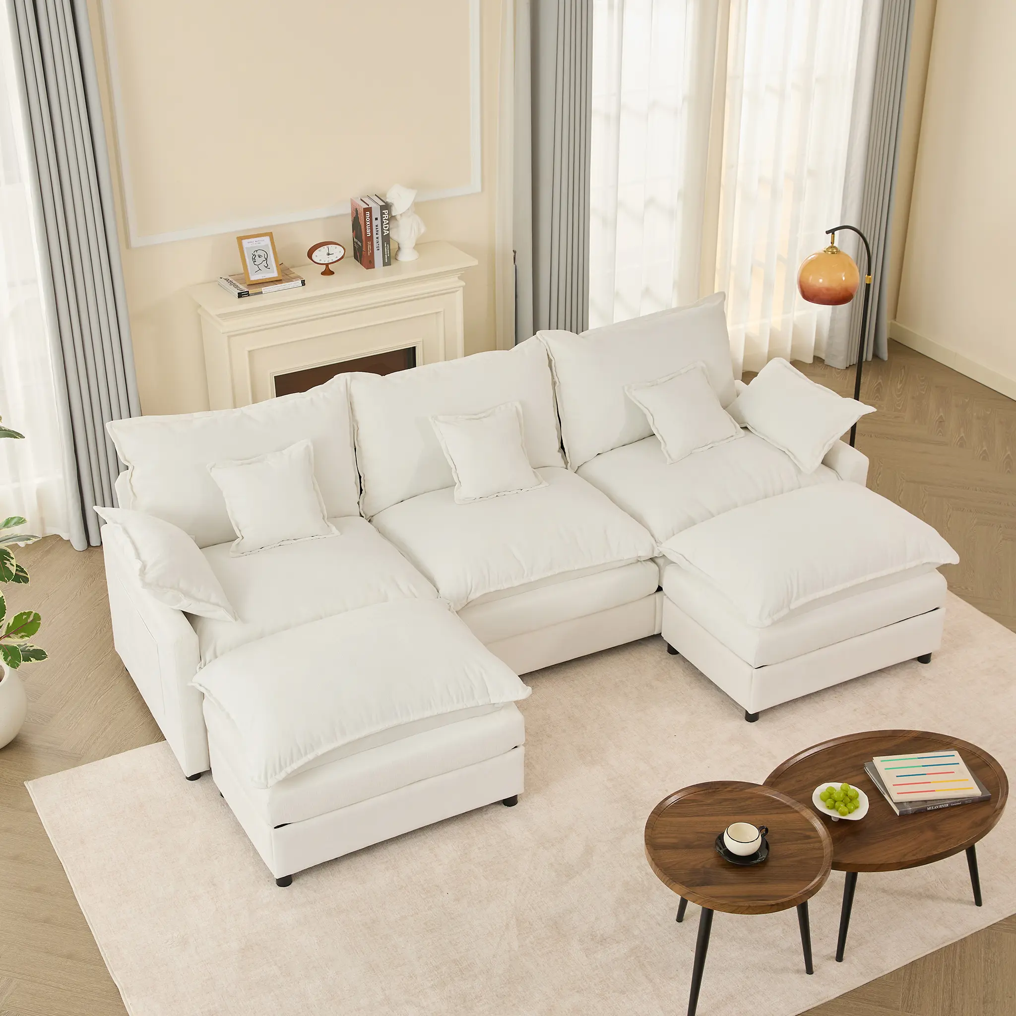 Chenille Lvory 2pkgs-may arrive separately