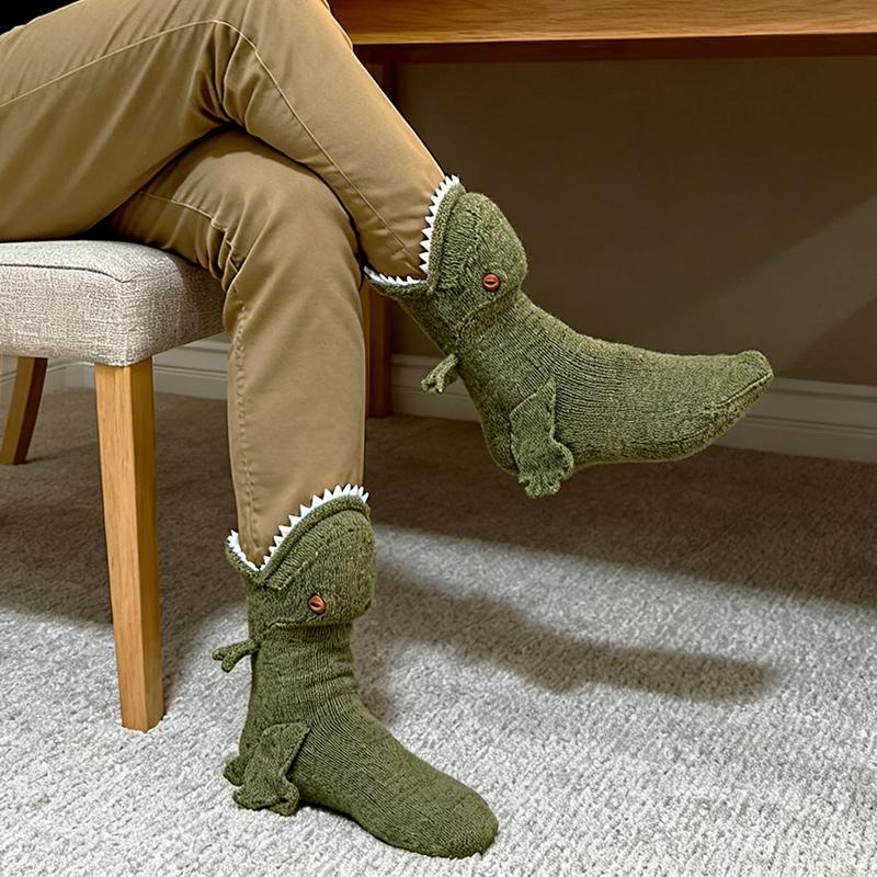 Fun Knit Animal Socks Winter Warm Floor Socks Creative Gift for Friends Unisex Socks Christmas Holiday Gift Womenswear Bridal Ultra Soft Cotton Blend