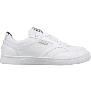 K-Swiss Womens Ambassador Elite Lace Up Sneakers Shoes Casual - White