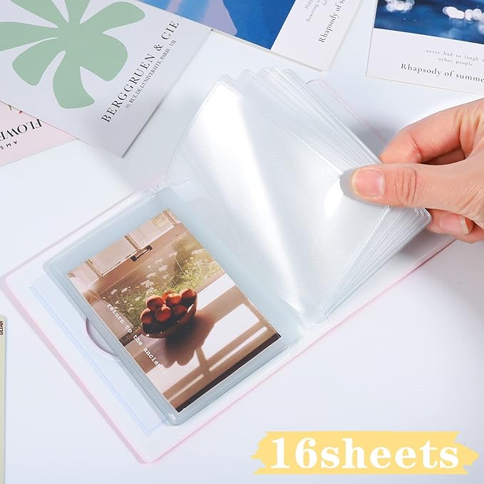 Kpop Photo Card Binder - Heart-Shaped Hollow Mini Album with 32 Pockets,  Portable Compact Pink Decor Collecting Book for Kpop Fans (Trading Card  Storage Accessory) - TikTok Shop