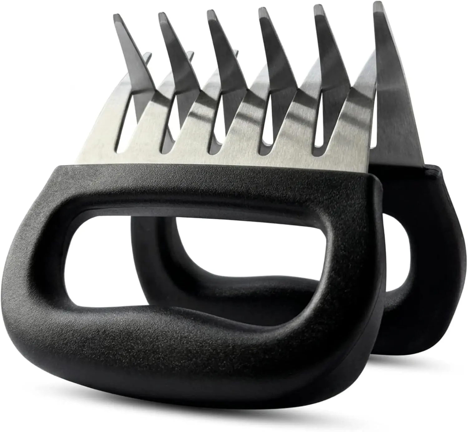 Meat Claws for Shredding, Bear Claws Meat Shredder, Stainless Steel Meat Shredder Claws for Pulled Pork, Chicken, Brisket, Turkey and Roasts, BBQ Smoker Grill Accessories, 2 Pack