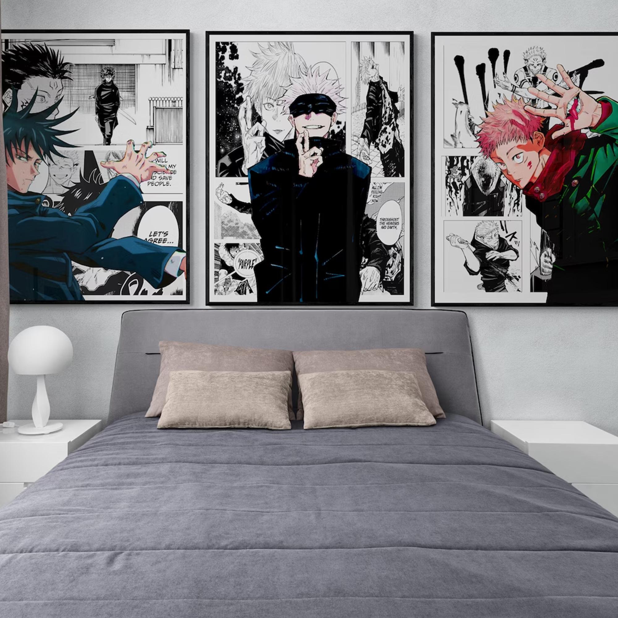 Jujutsu Kaisen Poster, Manga Art, Anime Wall Poster, JJK Posters ...