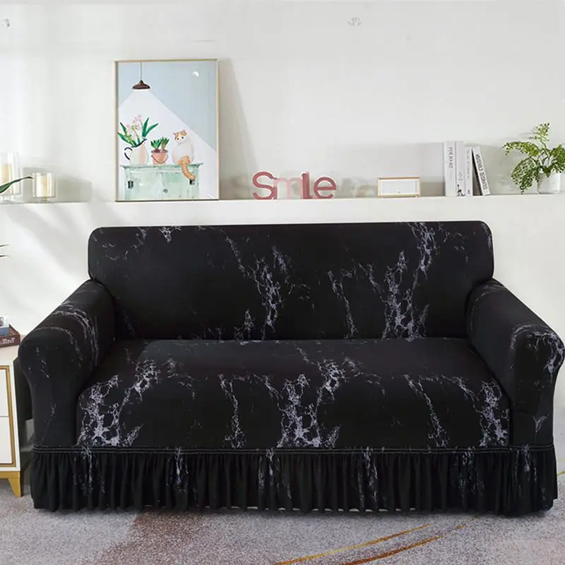Marble Print, Washable Sofa Slipcover, Dustproof Sofa Slipcover, Elastic Couch Cover, Washable Couch Covers, Christmas Gift Ideas, Room Accessories, Home Decor, Slipcover For Sofa