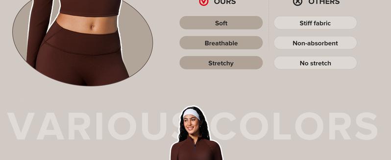 BRXL【Discount for live】Womens Half Zip Cropped Jacket BBL Workout Jacket Lightweight Athletic Pullover Sculpting Fit Ribbed Trim Running Yoga Gym Wear Moisture Wicking Stretch Fabric for Training-brxl-1