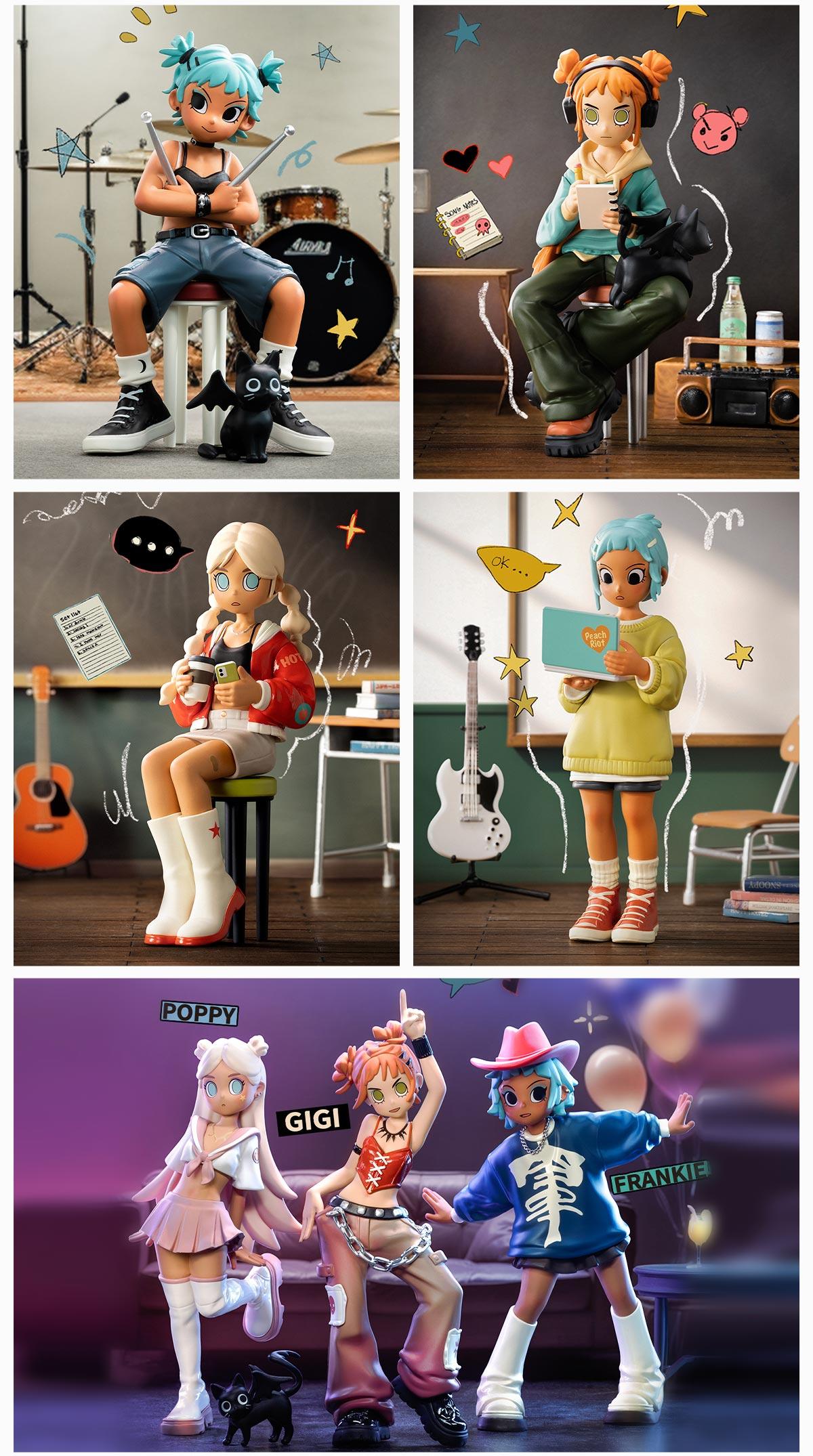 POP MART Peach Riot Rise Up Series Figures, Blind Box POP MART Peach Riot Rise Up Series Figures, Blind Box