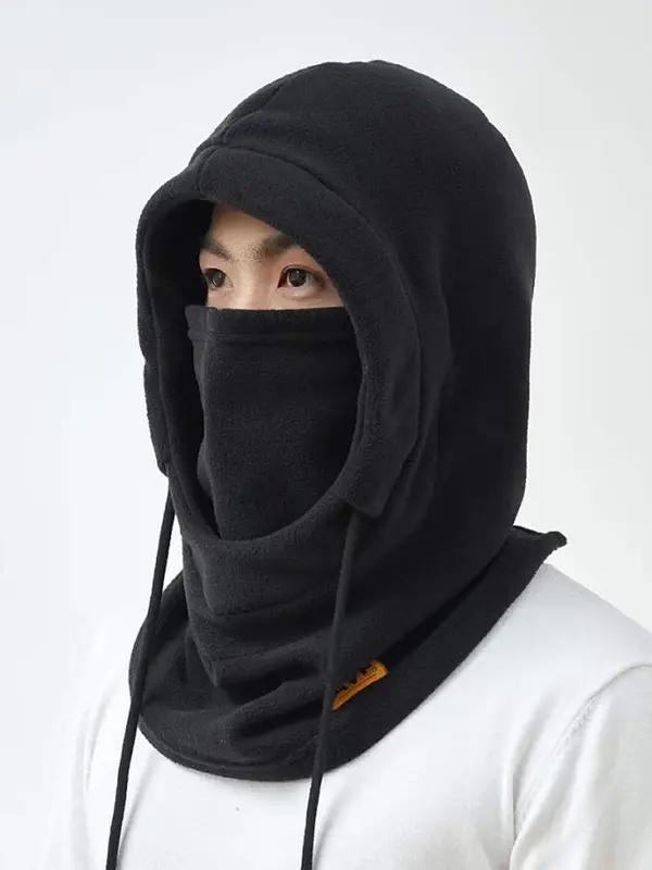 Unisex Street Trend Hooded Style Hat with Neck Gaiter, 2 in 1 Trendy Versatile Hooded Hat, 2025Trendy Balaclava Mask, All-match Accessories for Fall & Winter