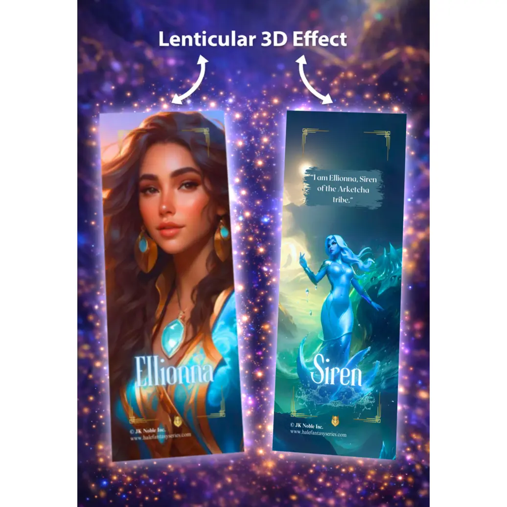 Ellionna The Siren Lenticular Bookmark