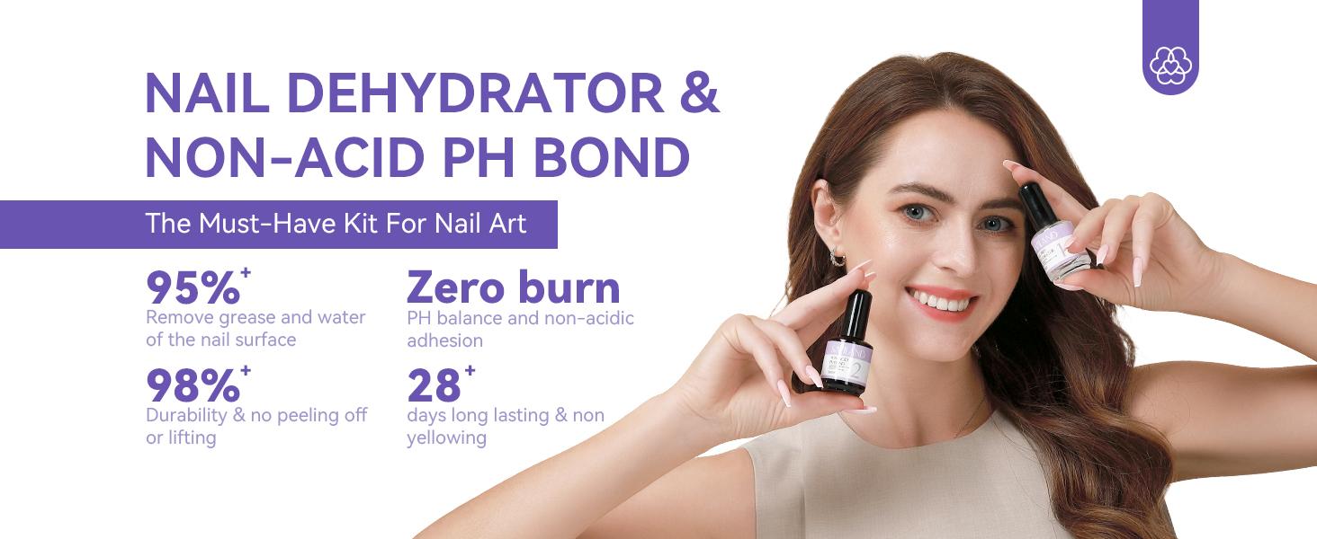 SAVILAND Nail Dehydrator & Primer: Acid-free Formula Superior Bonding Acrylic Nails Gel Polish & Professional Salon Use Ensuring Long-lasting Results
