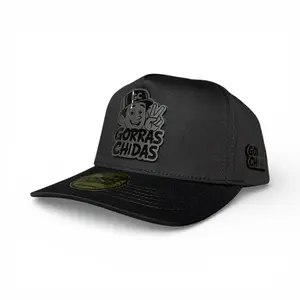 Gorras Chidas Cap estilo placa en alta calidad y ajustable - high quality adjustable SnapBack Black colored hat