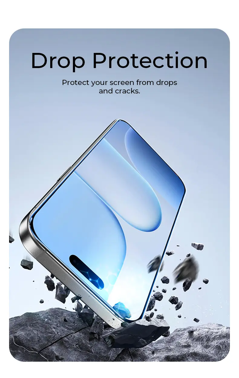 MAGIC JOHN 2-Pack Real Glass Privacy Screen Protector for iPhone, Samsung, Google Phones - Bubble-Free, Scratch-Resistant, Ultra-Smooth Touch, Circular Polarized Eye Protection, Dustproof, Easy Installation, Tempered Protective Phone Accessories