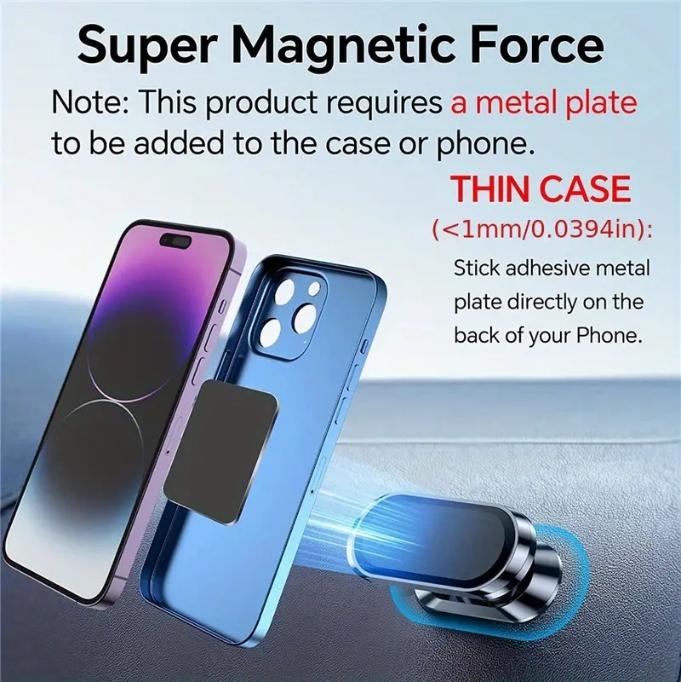 Magnetic Phone holders to tablet mounts Car Phone Holder 3Pcs Car magnetic Phone holder Mount Universal Suction Cup Navigation Support Adjustable 360 Rotation for Automotive Supplies phone holder for car