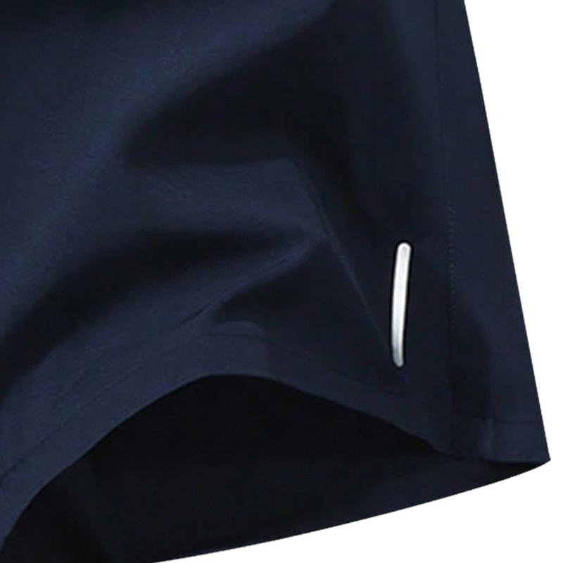 Men's summer sports shorts, breathable quick-dry fabric, drawstring waistband with zipper pockets, lightweight and comfortable, suitable for running, hiking, and everyday outdoor activities