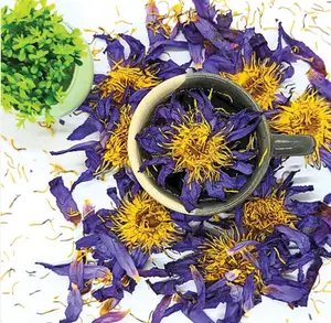 Egyptian Blue Lotus Nymphaea Caerulea Dried Blue Lotus Tea for Relaxation and Wellness - 100g