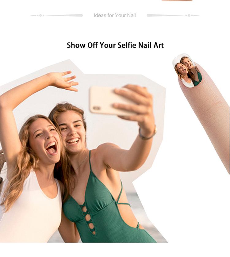 O2Nails Pro 3D Nail Printer Machine, Digital Mobile Nail Art Printer with APP Control, for Salon & Home Use, Custom Photo Printing/Print About 450 Times/10s Fast Printing, DIY Design Nail Art Pink