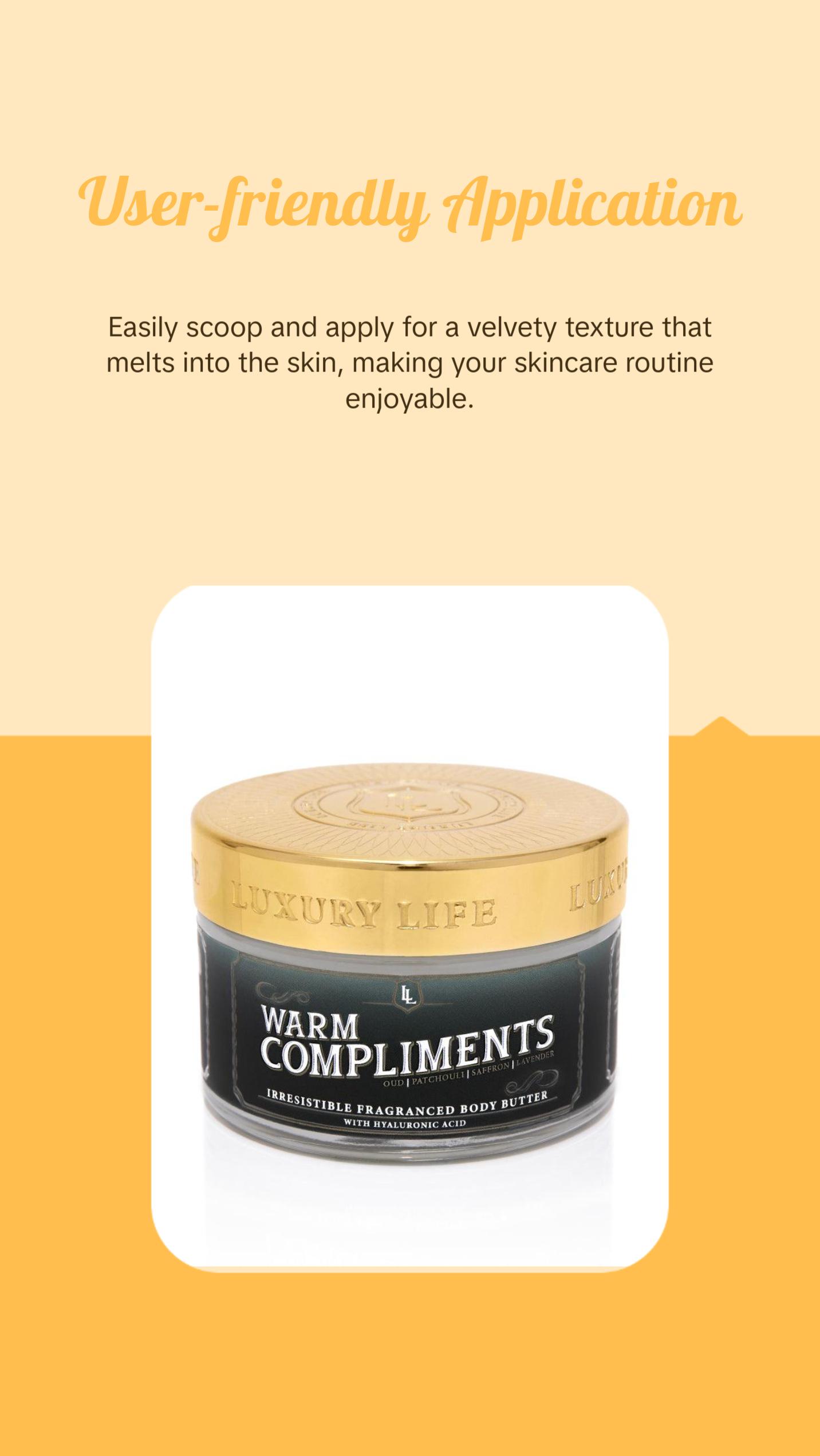 Luxury Life Warm Compliments Fragrance Body Butter Scent Cocoa