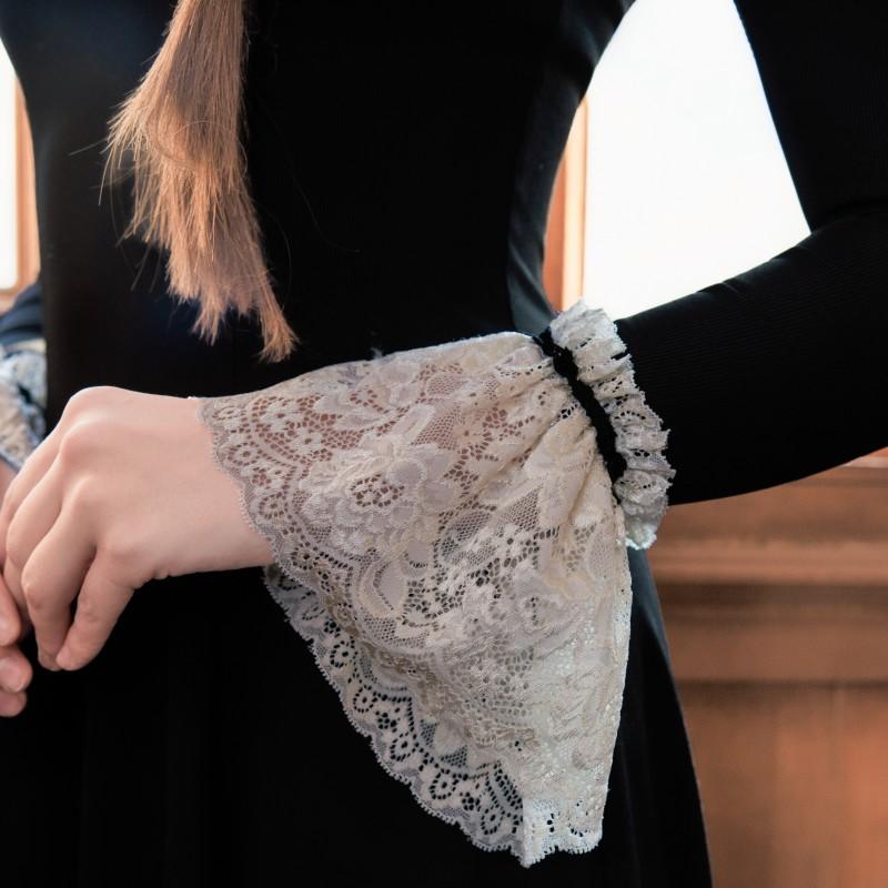 Delphi Muse Knit Dress--LuminaVenus Dresses Irregular Hem Alix Earle Dress  Casual Chic Elegance Elegant Everyday Fabric Fashion Feminine Flared Lace Soft Vintage Style Black Womenswear Black Womenswear