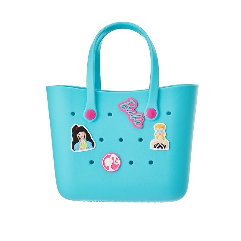 [HolidayGift Bag]Barbie Crocs-Style Lunch Bag for Women & Girls – Cute Durable Tote with Handle, Perfect for School, Work & Daily Use Easter Gift