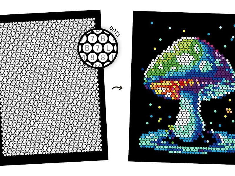 100 Color by Number Mysteries A Coloring Book for Adults Relaxation and Wonder – Squares, Diamonds, Dots