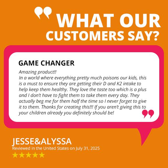 Zahler Junior D3 & K2 Chewable Tablets for Kids 2000 IU Vitamin D for Healthy Bones & Teeth Kosher Less Sugar 90 Count US Made - Supplements