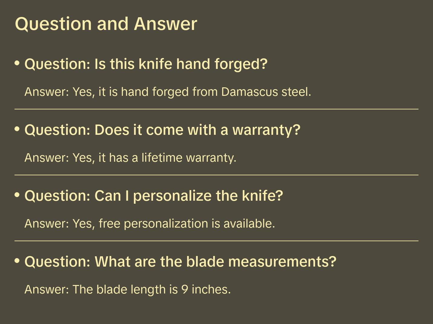 YAMATO VG10 9" Chef's Knife with Olive Burl Wood & Honeycomb Resin Composite Handle